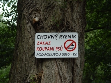 Tabulka - Chovný rybník