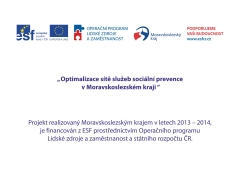 Tabulky EU Optimalizace sítě služeb A4