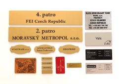 Kolekce gravírovaných tabulek