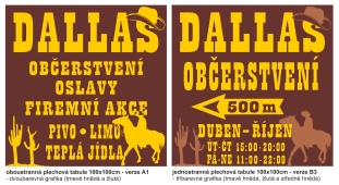 Navigace - Westernové občerstvení DALLAS
