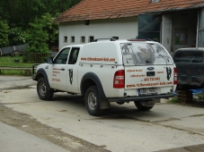 Polep auta RIZIKOVÉ KÁCENÍ 01