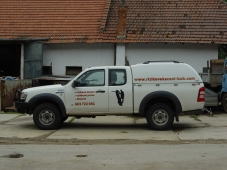 Polep auta RIZIKOVÉ KÁCENÍ 02