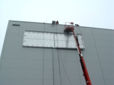 Světelka GEFCO - Signtech LED 07 - kompletace LED pole.