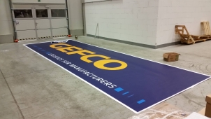 Světelka GEFCO - Signtech LED 11 - příprava prosvětlovací Signtech plachty