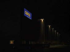 Světelka GEFCO - Signtech LED 15 - kompletní světelná reklama - noc