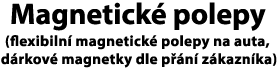 magnetické polepy