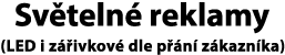 Světelné reklamy